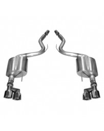 Mustang 2015+ Corsa 3in Axle Back Exhaust Polish Quad Tips (Sport)