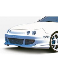 VIS Racing 1998-2001 Acura Integra 2/4Dr Bigmouth Front Bumper Cover