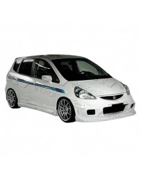 VIS Racing 2007-2008 Honda Fit Jdm 4Dr Wings Front Bumper