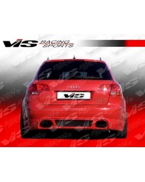 VIS Racing 2006-2008 Audi A4 4Dr R Tech Rear Lip