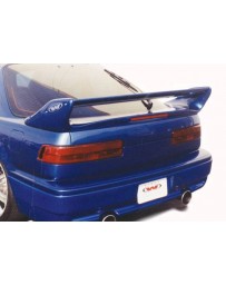 VIS Racing 1990-1993 Acura Integra 2Dr Adj. Commando Style Wing With Light
