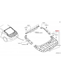 350z Z33 Nissan OEM Rear Hatch Lower Finisher, Coupe
