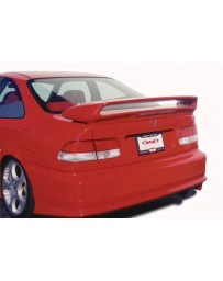 VIS Racing 1996-2000 Honda Civic 2Dr Coupe Custom Tunnel Twin Wing With Light