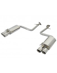 Lexus RC 16-17 200T 2.0L aFe Takeda 2in. SS Axle-Back Exhaust System with Polished Tips