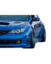 VIS Racing 2008-2014 Subaru Wrx 4Dr Z Speed Type 1 Side Skirts