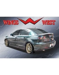 VIS Racing 2004-2006 Mazda 3 Hb Vip Rear Lip Polyurethane