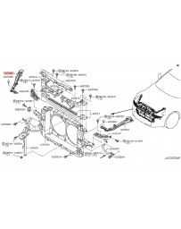 370z Z34 Nissan OEM Support Radiator Core Side RH