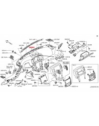 370z Z34 Nissan OEM Panel & Pad Assy Instrument