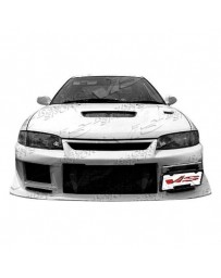 VIS Racing 1997-2001 Mitsubishi Mirage Jdm 4Dr J Speed Wb Front Bumper