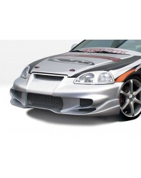 VIS Racing 1996-1998 Honda Civic All Models Tuner Type 2 Front Bumper Cover