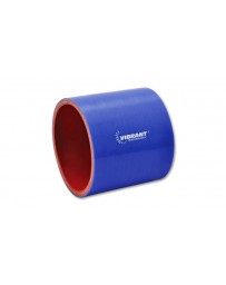 Vibrant Performance Straight Hose Coupler, 1.50" I.D. x 3.00" long - Blue