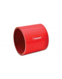 Vibrant Performance Straight Hose Coupler, 1.00" I.D. x 3.00" long - Red