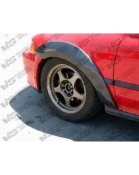 VIS Racing 1996-2000 Honda Civic 2Dr Custom Carbon Fiber Fender Flare Set