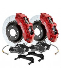 Mustang 2015+ Brembo GT Series Cross Drilled Yellow 2-Piece Rotor Front Brake Kit