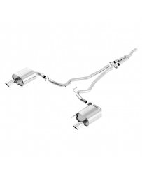 Mustang 2015+ Borla S-Type Dual Cat-Back Exhaust System with Single Split Rear Exit