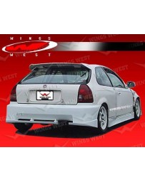 VIS Racing 1996-2000 Honda Civic Hb Jpc A Rear Bumper