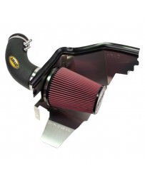 Mustang 2015+ AIRAID Cold Air Dam Intake System with SynthaFlow Red Air Filter and Black Intake Tube