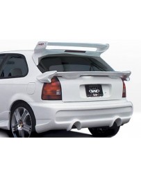 VIS Racing 1996-2000 Honda Civic Hb Tuner Type 2 Rear Bumper Cover