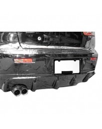 VIS Racing 2008-2013 Mitsubishi Lancer 4Dr Rally Style Rear Lip