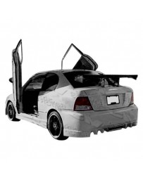 VIS Racing 2000-2002 Hyundai Accent 2dr Evo 5 Rear Bumper