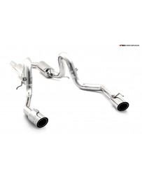 ARK Performance DT-S Cat-Back Exhaust System Polished Single Tip, Dual Exit - Ford Mustang 99-04 4.6L V8 4TH GEN