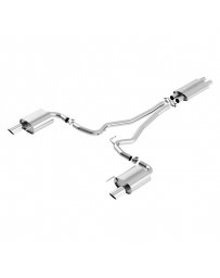 Mustang 2015+ Borla Touring Dual Cat-Back Exhaust System with Single Split Rear Exit