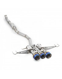 Ark Performance DT-S Cat-Back Exhaust System Polished Tips - Honda Civic Type-R 17+