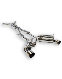 ARK Performance GRiP Cat-Back Exhaust System Polished Tip - Infiniti G35 Coupe 2003-2006