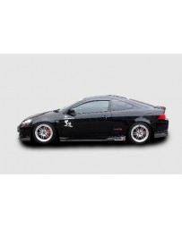 ChargeSpeed 05-06 RSX DC5 Kouki Bottom Line Carbon Side Skirts