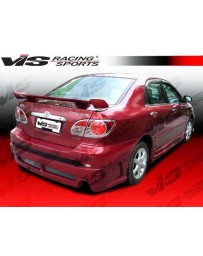 VIS Racing 2003-2008 Toyota Corolla 4Dr Fuzion Rear Bumper