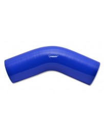 Vibrant Performance 45 Degree Elbow, 2.50" I.D. x 4.50" Leg Length - Blue