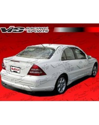 VVIS Racing 2001-2007 Mercedes C- Class W203 4Dr Laser 1 Rear Bumper Single Exh.