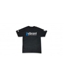 Vibrant Performance Black T-Shirt, Size: Large