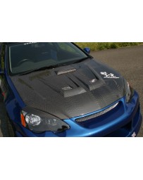 ChargeSpeed 02-06 RSX DC-5 Carbon Vented Hood (Japanese CFRP)