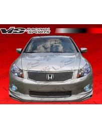 VIS Racing 2008-2010 Honda Accord 4Dr Techno R Front Lip Polyurethane