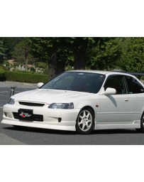 ChargeSpeed 99-00 Civic All EK Front Spoiler (Japanese FRP)