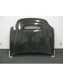 ChargeSpeed 99-00 Civic Carbon Vented Hood (Japanese CFRP)