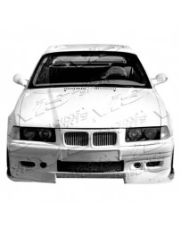 VIS Racing 1992-1998 Bmw E36 2Dr/4Dr Euro Tech Front Bumper