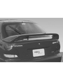 VIS Racing 1998-1999 Hyundai Accent Thruster Style Wing With Light