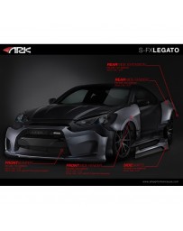 ARK Performance Legato Full Wide Body Kit Hyundai Genesis Coupe (13-16)