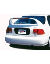 VIS Racing 1996-2000 Honda Civic 4Dr 7 inches Mid Wing With Light