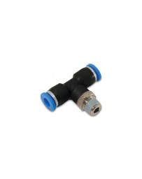 Vibrant Performance Male Tee Fitting, Tube O.D. Size: 1/4" Male Thread Size: 1/8" NPT