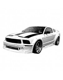 VIS Racing 2005-2013 Ford Mustang 2Dr Tsw Side Skirts