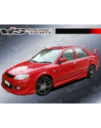 VIS Racing 2001-2003 Mazda Protege 4Dr Fuzion Side Skirts
