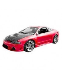 VIS Racing 1995-1999 Mitsubishi Eclipse 2Dr At Wide Body Side Skirts