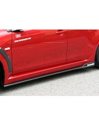 ChargeSpeed 08-10 Evo X Bottom Line Type-2 Side Skirts FRP