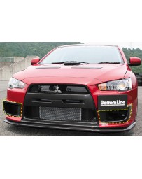 ChargeSpeed 08-16 Evo X OEM Side Duct Cowl Carbon (Pair)