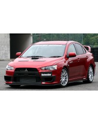 ChargeSpeed 08-16 Evo X Bottom Line Type-1 Front Lip Carbon
