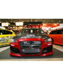 ChargeSpeed 08-16 RalliartEvo X CS T1 Front Side Duct Cowl CF