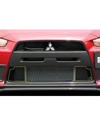 ChargeSpeed 08-16 Evo X Front Lower Inner Section Plate Carbon